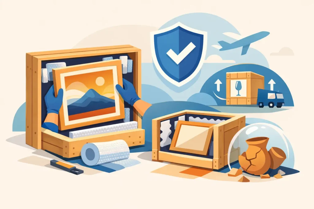 Custom Crates for Artwork That Reduce Risk