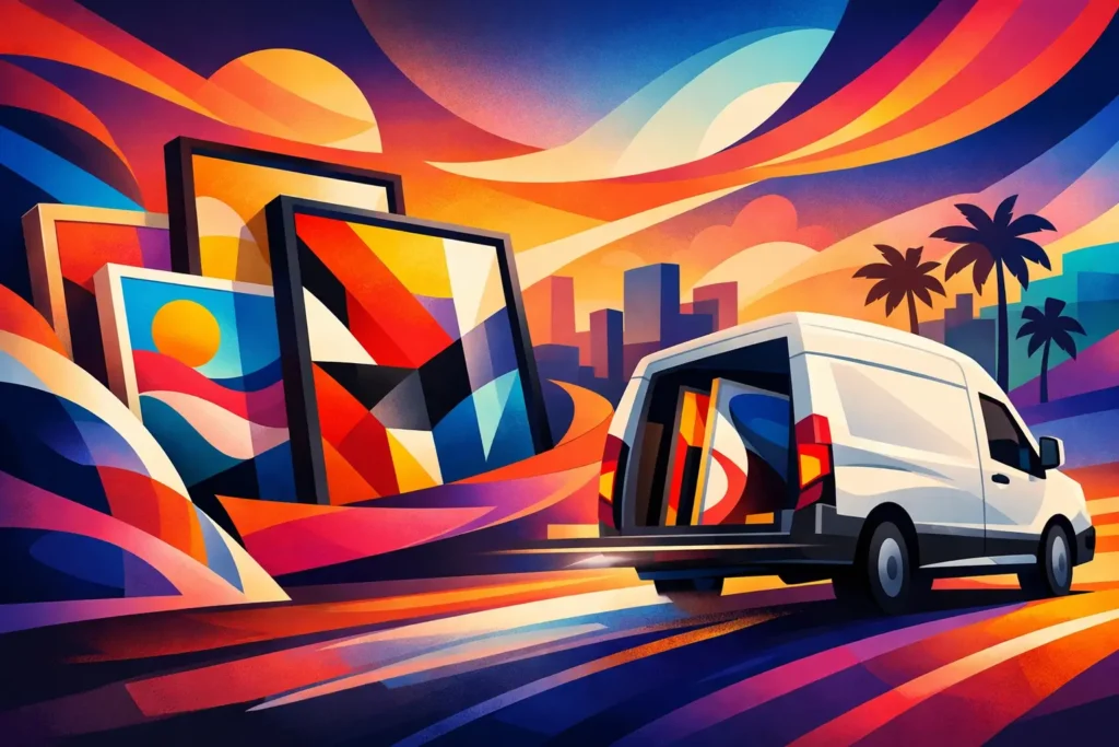 Gallery Art Delivery Service in Miami