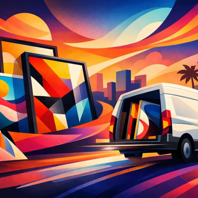 Gallery Art Delivery Service in Miami