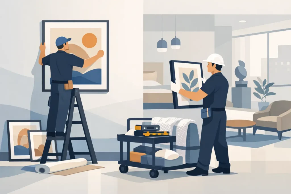 Hotel Art Installation Services That Protect Value