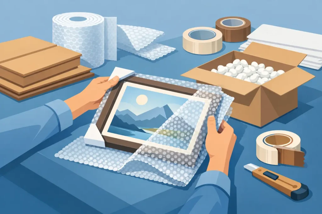 How to Pack Framed Art Without Damage