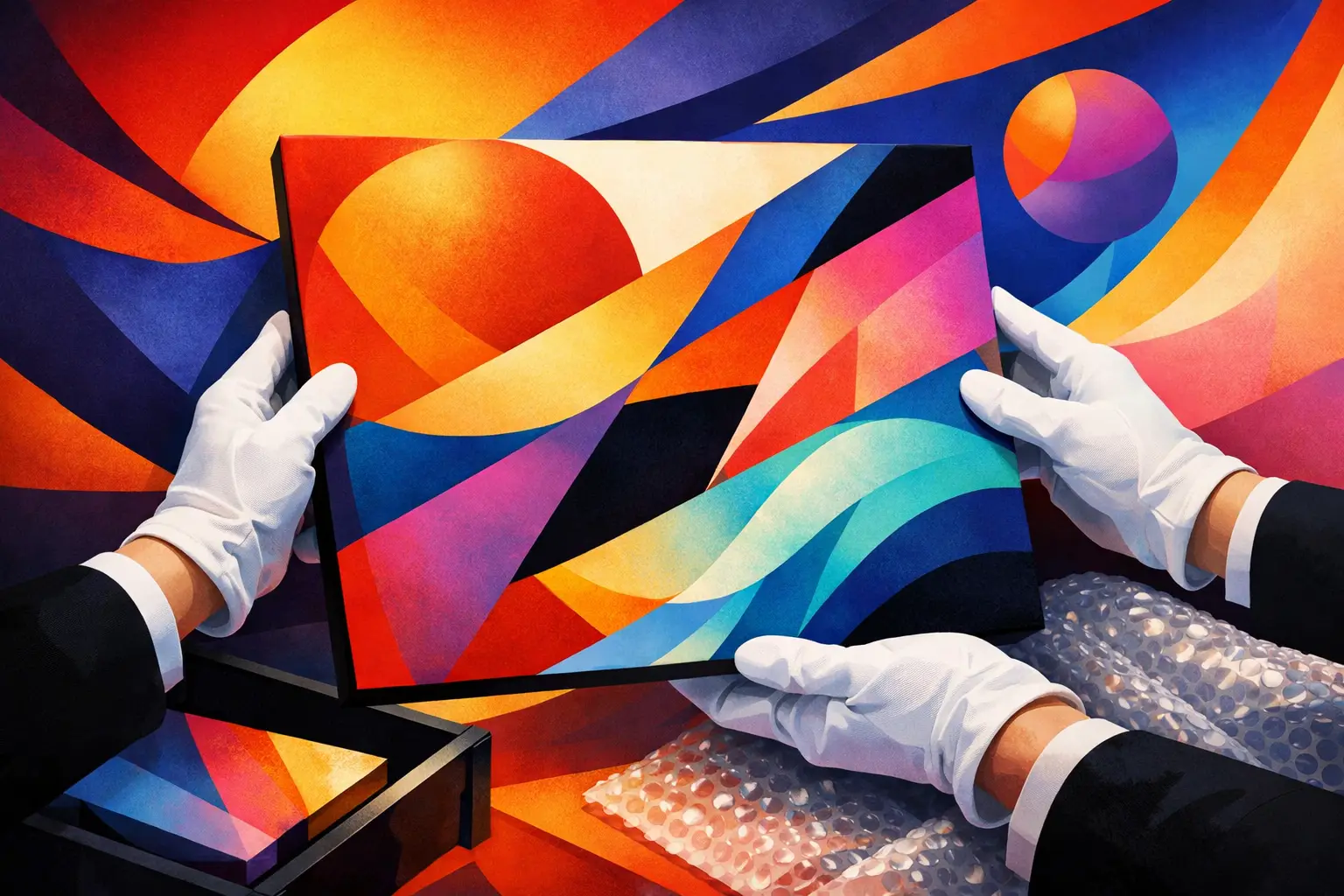 What White Glove Art Transport Really Means