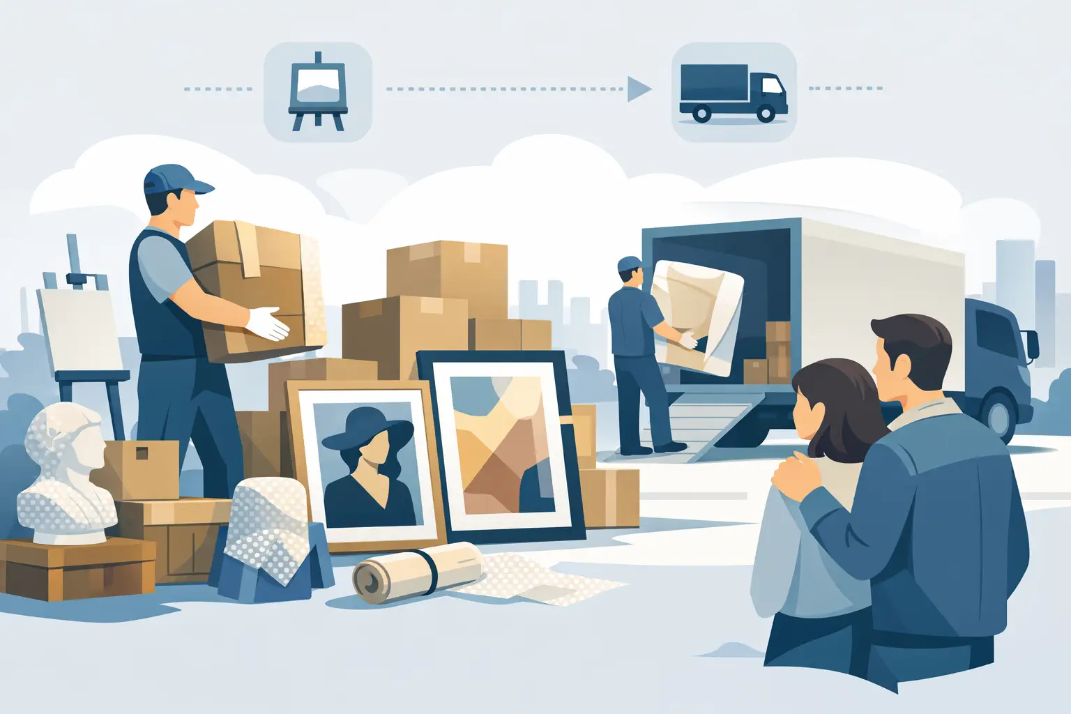 How to Move Art Collections Safely