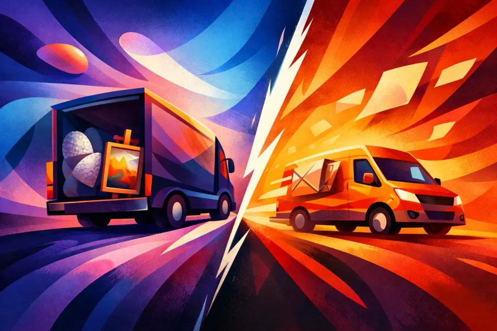 Private Art Transport vs Courier