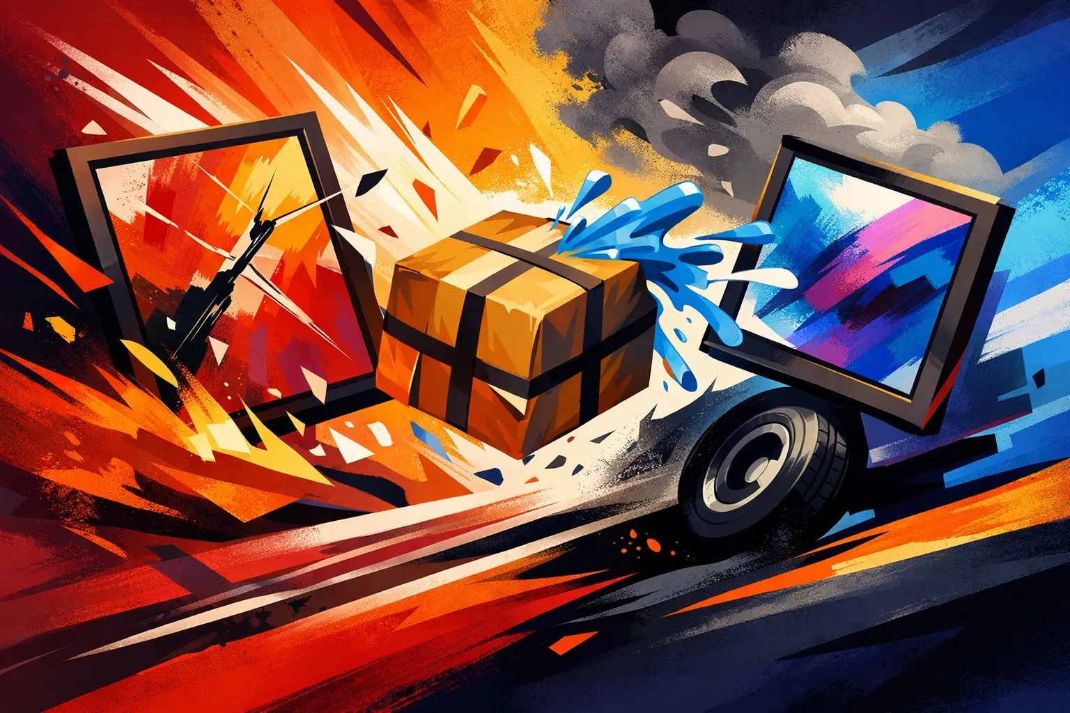 What Damages Artwork During Transport?