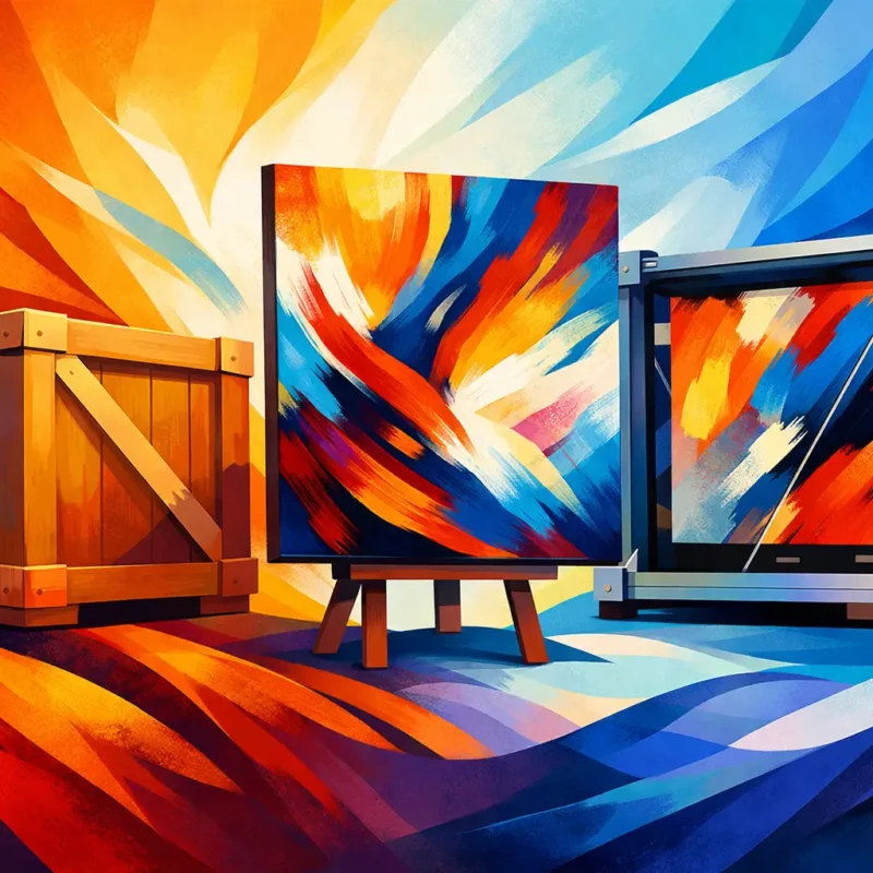 Wood Crate vs Travel Frame for Fine Art