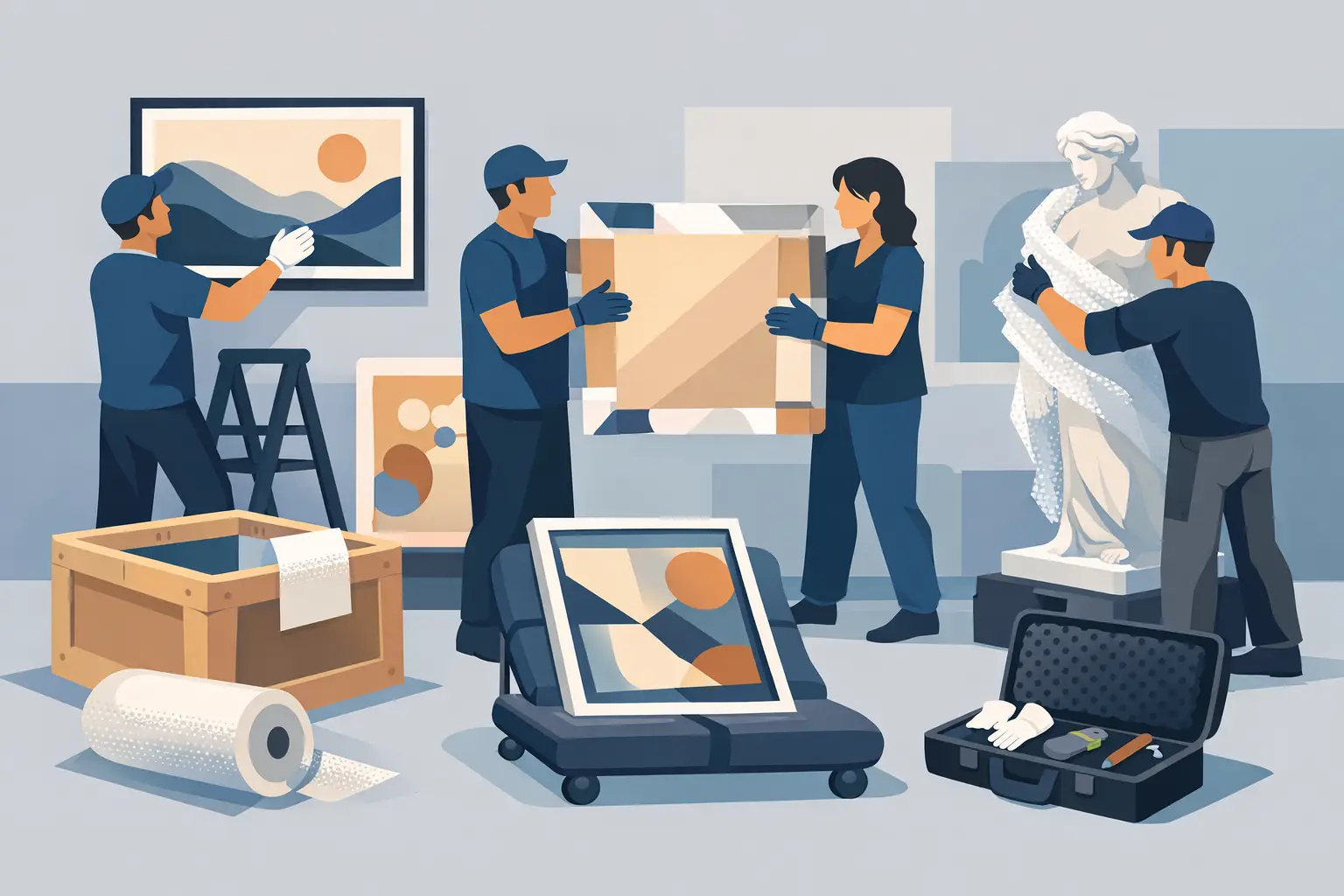 What Does Art Handling Include?