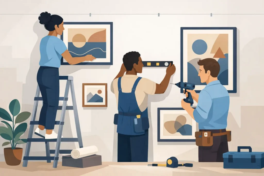 A Guide to Professional Artwork Installation