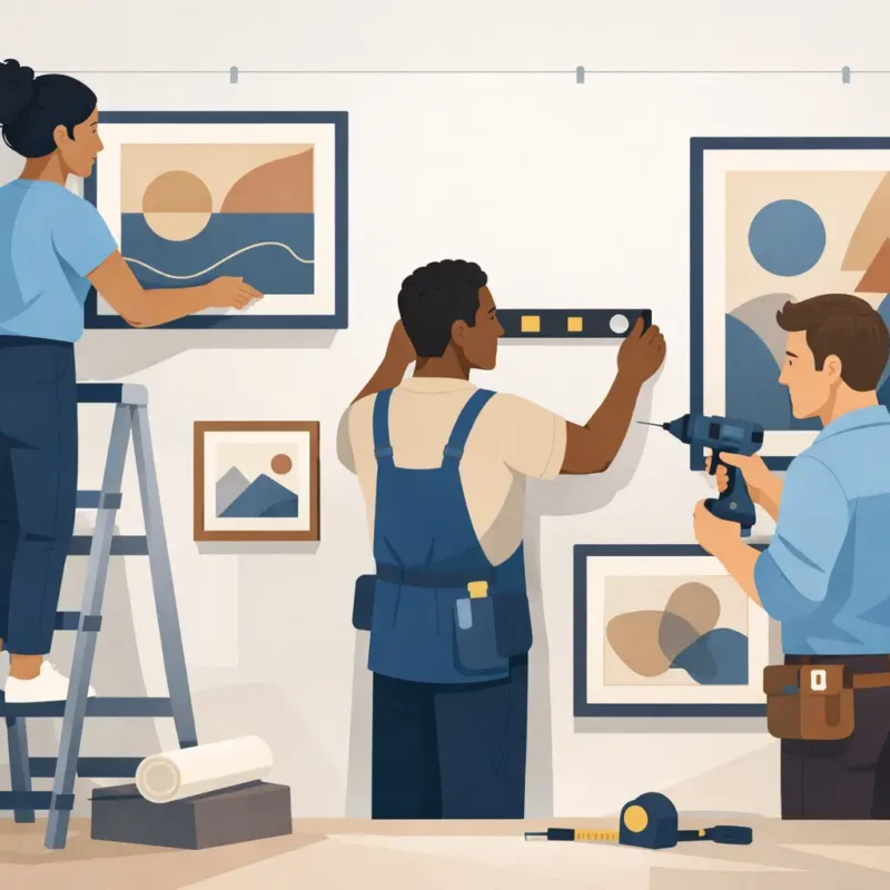 A Guide to Professional Artwork Installation
