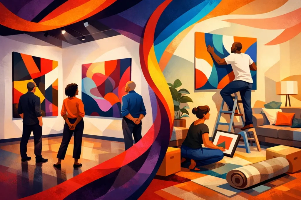 Gallery Installation vs Residential Installation