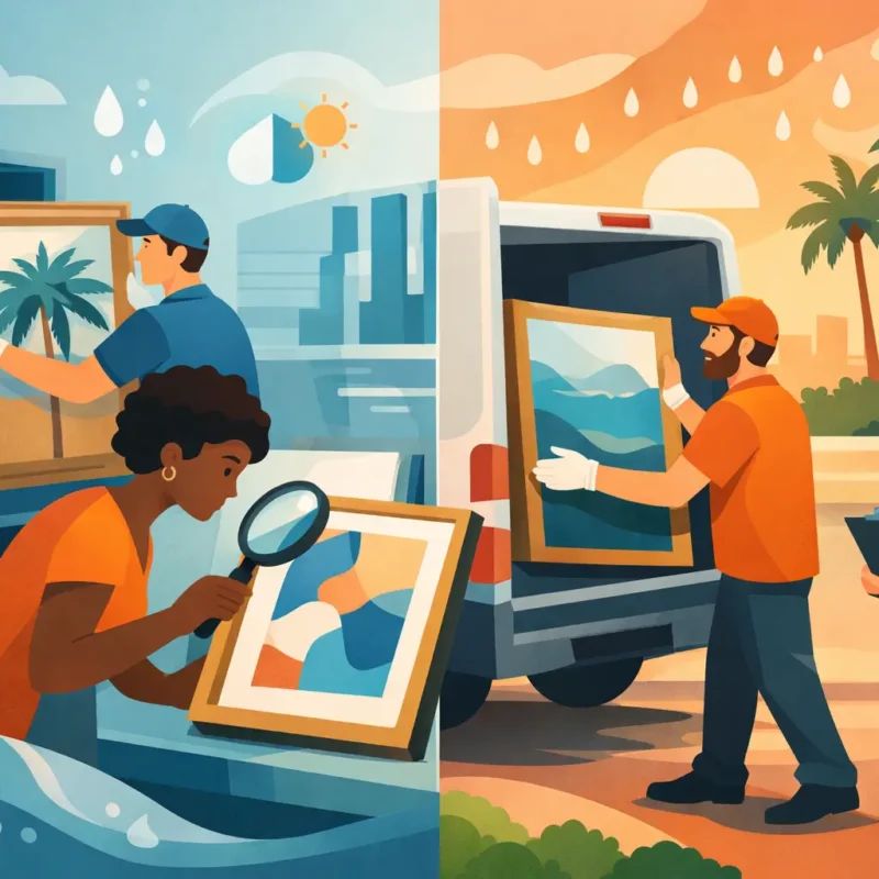 How Miami Humidity Affects Art Storage & Transport