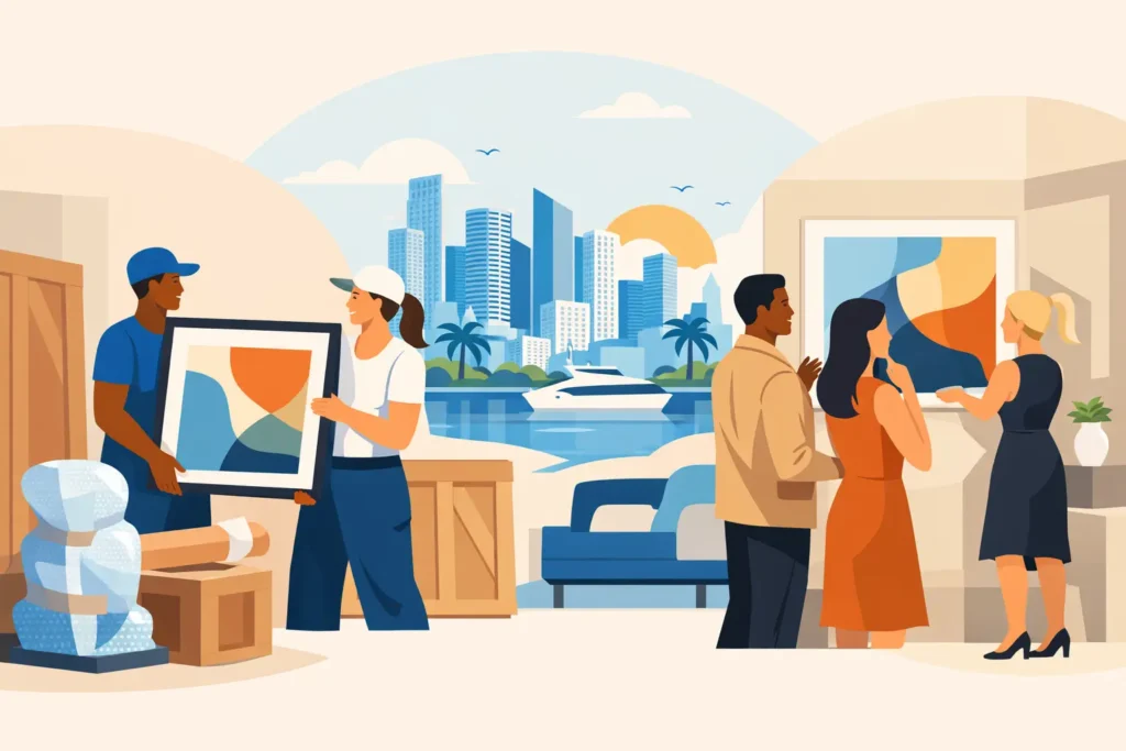 Miami Art Logistics for Designers and Luxury Homes