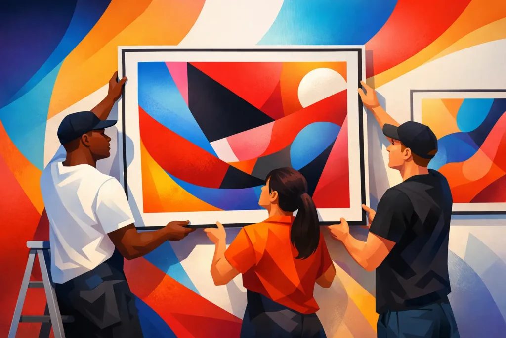 Why Hire Professional Art Installers for Your Collection