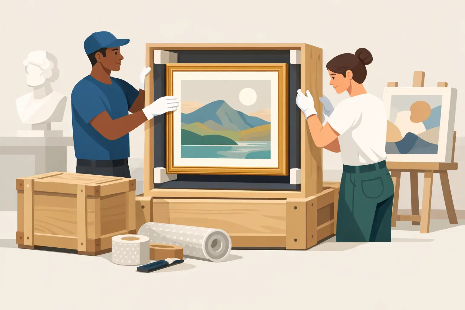 Why Use Custom Art Crates for Fine Artwork?