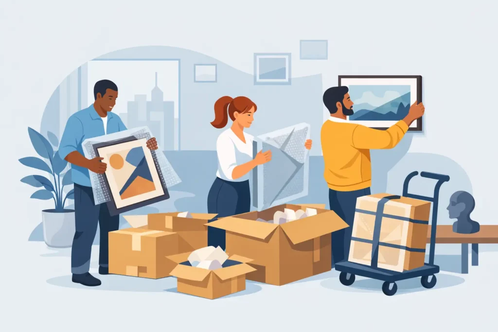 Guide to Relocating Office Artwork Safely