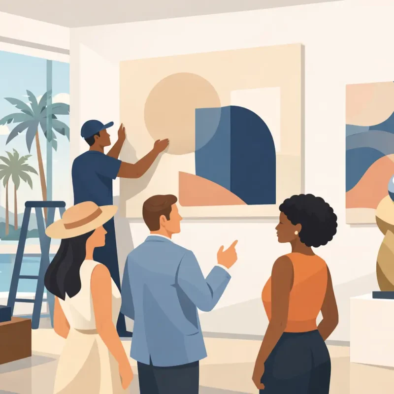 Residential Art Installation Miami Collectors Rely On